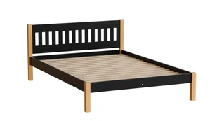 Łóżko Gaja 140X200 Czarny / Dąb Naturalny - Łóżka - miniaturka - grafika 1