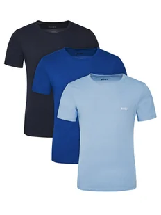 BOSS Komplet 3 t-shirtów TShirtRN 3P Classic 50532468 Niebieski Regular Fit - Koszulki męskie - miniaturka - grafika 1