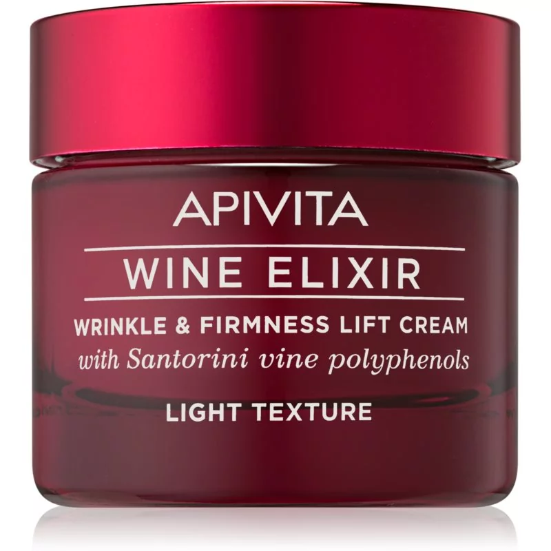 Elixir Apivita Apivita Wine ujędrniająco-liftingujący lekki krem przeciwzmarszczkowy 50ml
