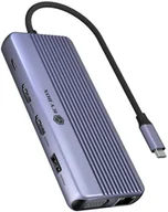 Stacje dokujące i replikatory portów - Stacja/replikator Icy Box Dockingstation 12-in-1 USB 3.2 Gen 1 Type-C - miniaturka - grafika 1