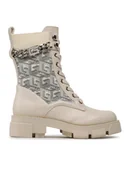 Botki damskie - Guess Botki Madiera FL7MDR ELE10 Beżowy - miniaturka - grafika 1