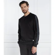 Bluzy męskie - Tommy Hilfiger Bluza TRACK TOP VELOUR | Regular Fit - miniaturka - grafika 1