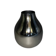 Wazony i flakony - Wazon metalowy 11 x 11 x 16 cm srebrny - miniaturka - grafika 1