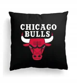 Poduszki dekoracyjne - Foto Poduszka Czarna NBA CHICAGO BULLS Jordan - miniaturka - grafika 1