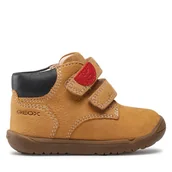 Buty dla chłopców - Trzewiki Geox B Macchia B. C B164NC 03285 C5046 Brązowy - miniaturka - grafika 1