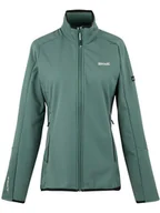 Kurtki i kamizelki sportowe damskie - Regatta Kurtka softshellowa "Moutdale" w kolorze zielonym - miniaturka - grafika 1