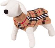 Ubranka dla psów - Sweterek dla psa Happet 36XL beż krata XL-40cm - miniaturka - grafika 1