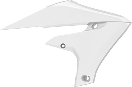 POLISPORT 8415100002 - Mocne i trwałe osłony chłodnicy kompatybilne z motocyklami Yamaha w kolorze białym