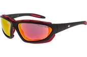 Okulary przeciwsłoneczne - Okulary przeciwsłoneczne E327-2P matt black/red - Goggle - miniaturka - grafika 1