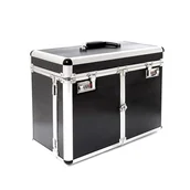 Pozostałe akcesoria kosmetyczne - ACTIVESHOP KUFEREK KOSMETYCZNY S - DUŻY BLACK AS_104746 - miniaturka - grafika 1