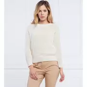 Swetry damskie - Marella Lniany sweter RICARD | Regular Fit - miniaturka - grafika 1