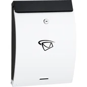Skrzynki na listy - Skrzynka na listy BW12 biało-czarna - miniaturka - grafika 1