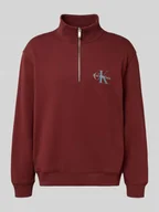 Bluzy męskie - Bluza o kroju regular fit z wyhaftowanym logo model ‘Terry’ - miniaturka - grafika 1