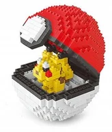 Klocki - POKEBALL PIKACHU KLOCKI FIGURKA POKEMON GO BOX ZESTAW - miniaturka - grafika 1