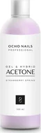 Zmywacze i cleanery do paznokci - Activeshop OCHO NAILS Aceton truskawkowy 100 ml - miniaturka - grafika 1