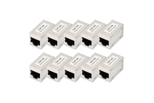 Digitus Modułowy łącznik wtykowy CAT 6A, ekranowany - 10 kst - Adaptery i przejściówki - miniaturka - grafika 1