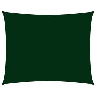 vidaXL Prostokątny żagiel ogrodowy, tkanina Oxford, 2x3,5 m, zielony 135476 - Parasole ogrodowe - miniaturka - grafika 7