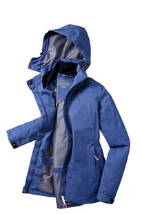 killtec Damska kurtka funkcyjna/kurtka outdoorowa z odpinanym kapturem KOS 133 WMN JCKT, denim, 42, 38383-000 - Kurtki damskie - miniaturka - grafika 1