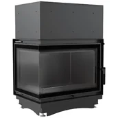 Kominki wolnostojące - Kratki.pl Marek Bal Kominek z płaszczem wodnym ZUZIA Lewy 12 kW  200 Deco ZUZIA/PW/BL/15/BS/W/DECO - miniaturka - grafika 1