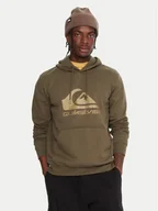 Bluzy męskie - Quiksilver Bluza Comp Logo EQYFT05053 Zielony Regular Fit - miniaturka - grafika 1
