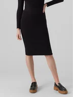 Spódnice - Vero Moda Spódnica ołówkowa 10290677 Czarny Slim Fit - miniaturka - grafika 1