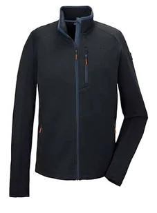 killtec Męska kurtka Powerstretch ze stójką KOS 92 MN FLX JCKT, czarno-niebieska, 4XL, 42800-000 - Kurtki męskie - miniaturka - grafika 1