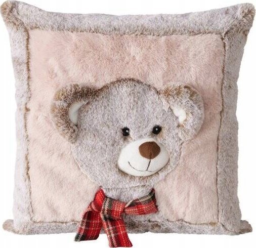 Boltze Home Poduszka z motywem pluszaka LEON, 35 x 35 cm