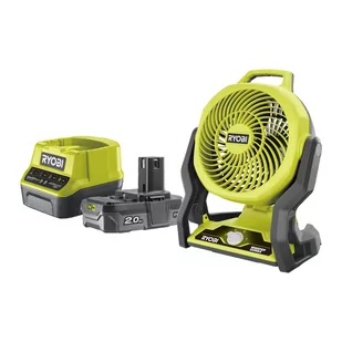 Wentylator Ryobi Wentylator WHISPER™ 18 V (1x 2.0 Ah) | RF18-120GL - Wentylatory - miniaturka - grafika 1