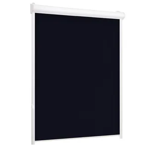 Roleta w kasecie zaciemniająca Silver czarna 105 x 220 cm lewa - Rolety - miniaturka - grafika 1