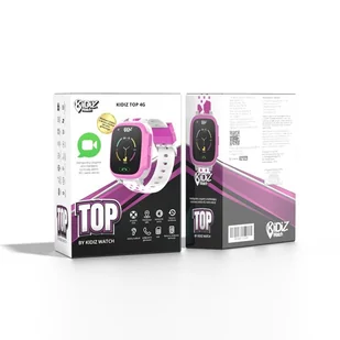 KiDiZ Top Różowy - Smartwatch - miniaturka - grafika 1