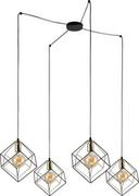 Lampy sufitowe - TK Lighting 2778 - Żyrandol na lince ALAMBRE 4xE27/60W/230V - miniaturka - grafika 1