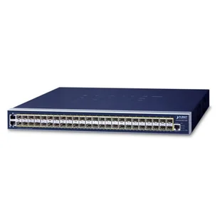 PLANET GS-6320-46S2C4XR łącza sieciowe Zarządzany L3 Gigabit Ethernet (10/100/1000) 1U Niebieski - Pozostałe akcesoria sieciowe - miniaturka - grafika 1