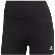 Spodenki damskie - Spodenki damskie adidas Yoga Essentials High-Waisted czarne HD6825 XL - miniaturka - grafika 1