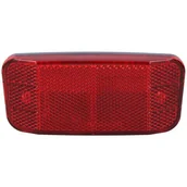 Lampki rowerowe - Odblask rowerowy na tył roweru czerwony DUNLOP - miniaturka - grafika 1