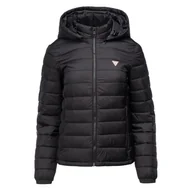 Kurtki damskie - Damska Kurtka zimowa pikowana GUESS GJ HOODED PUFFER W4YL00WG922-JBLK – Czarny - miniaturka - grafika 1