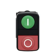 Inne akcesoria elektryczne - Schneider Electric Przycisk ziel. kryty/czerw. wyst. dwuklawiszowy O22 z ozn. XB5AL73415 XB5AL73415 - miniaturka - grafika 1