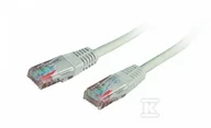 Kable miedziane - Kabel sieciowy EmiterNet UTP, kategoria 5E PVC, długość 1m, kolor szary - miniaturka - grafika 1