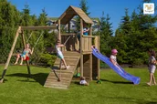 Place zabaw - Plac zabaw dla dzieci do ogrodu Fungoo Carol 3 - miniaturka - grafika 1