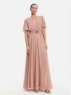 Fracomina Sukienka wieczorowa FQ25SD3011W41201 Różowy Regular Fit - Sukienki - miniaturka - grafika 1