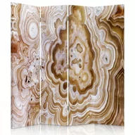 Parawany - Parawan dwustronny obrotowy FEEBY, Kamień Marmur 145x170 - miniaturka - grafika 1