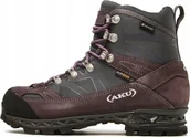 Buty trekkingowe damskie - Buty trekkingowe damskie Aku W'S TREKKER PRO GTX, grey/ deep violet, 39.5 - miniaturka - grafika 1