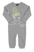 Pajacyki dla niemowląt - Chłopięcy pajac z nadrukiem szary Quimby r.68 - miniaturka - grafika 1