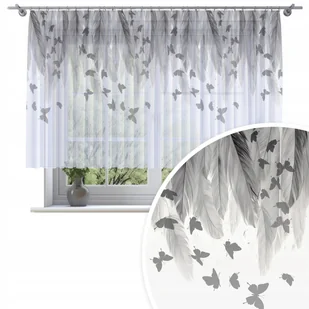 FIRANA GOTOWA WOAL 300X130 BARWIONA WZÓR NA ŻABKI TAŚMIE FIRANY 199 - Firany FIRANA GOTOWA WOAL 300X130 BARWIONA WZÓR NA ŻABKI TAŚMIE FIRANY 199 - Firany - miniaturka - grafika 1