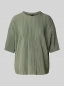 Koszulki i topy damskie - T-shirt o pudełkowym kroju z plisami model ‘RAVENNA’ - miniaturka - grafika 1