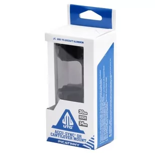 Montaż jednoczęściowy, wysoki, szybki Leapers Accu-Sync 30/22 cantilever 34 mm czarny - Survival - akcesoria - miniaturka - grafika 2