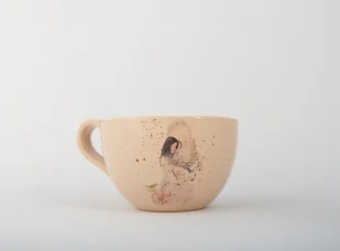 Różowy kubek 350 ml - Kubki - miniaturka - grafika 1