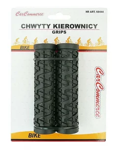Chwyty Kierownicy Gumowe Czarne 68444 - Części rowerowe - miniaturka - grafika 1