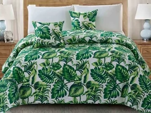 Euromat Dwustronna Narzuta TAVIRA J-2491 Jungle 220x240+2x40x40 12203 - Pościel - miniaturka - grafika 1
