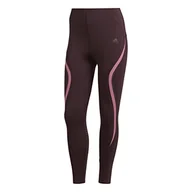 Legginsy - adidas Damskie legginsy Tlrd Lux 78 Tig, marsom/różowy, M, Marsom/Rosgoz, M - miniaturka - grafika 1