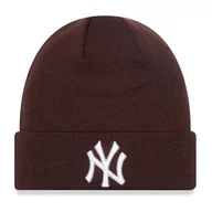 Czapki damskie - New Era Czapka zimowa - New York Yankees brązowa - miniaturka - grafika 1